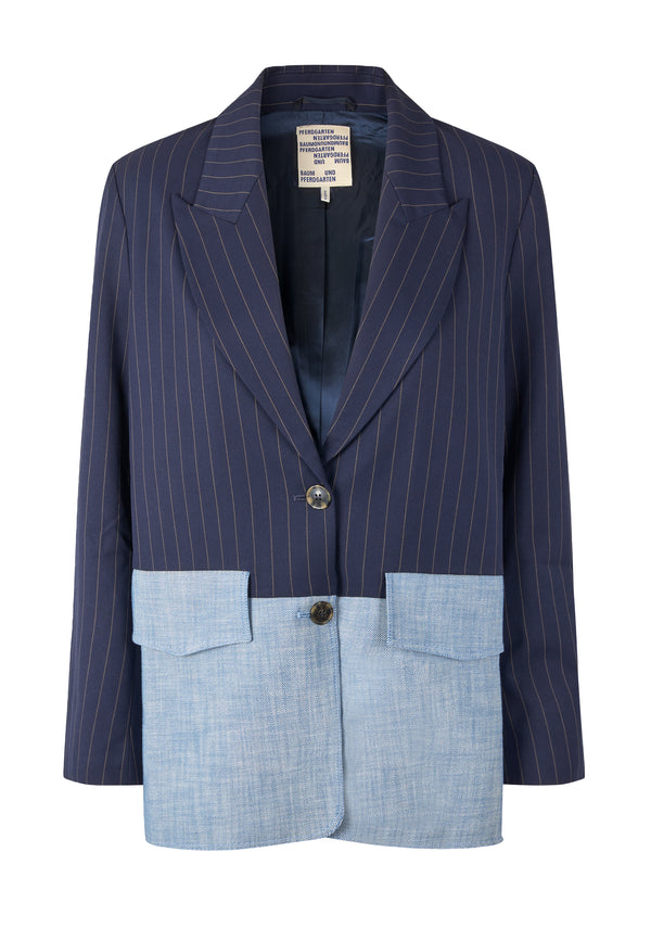 Barba Blazer | Seaborne Pinstripe