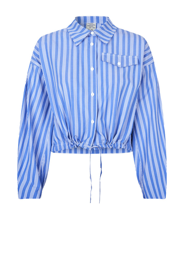 Bryce Bluse | Wedge Blue Stripes