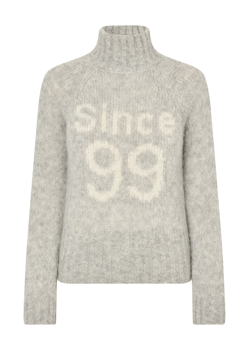 Celena Rollkragen Pullover | Grey