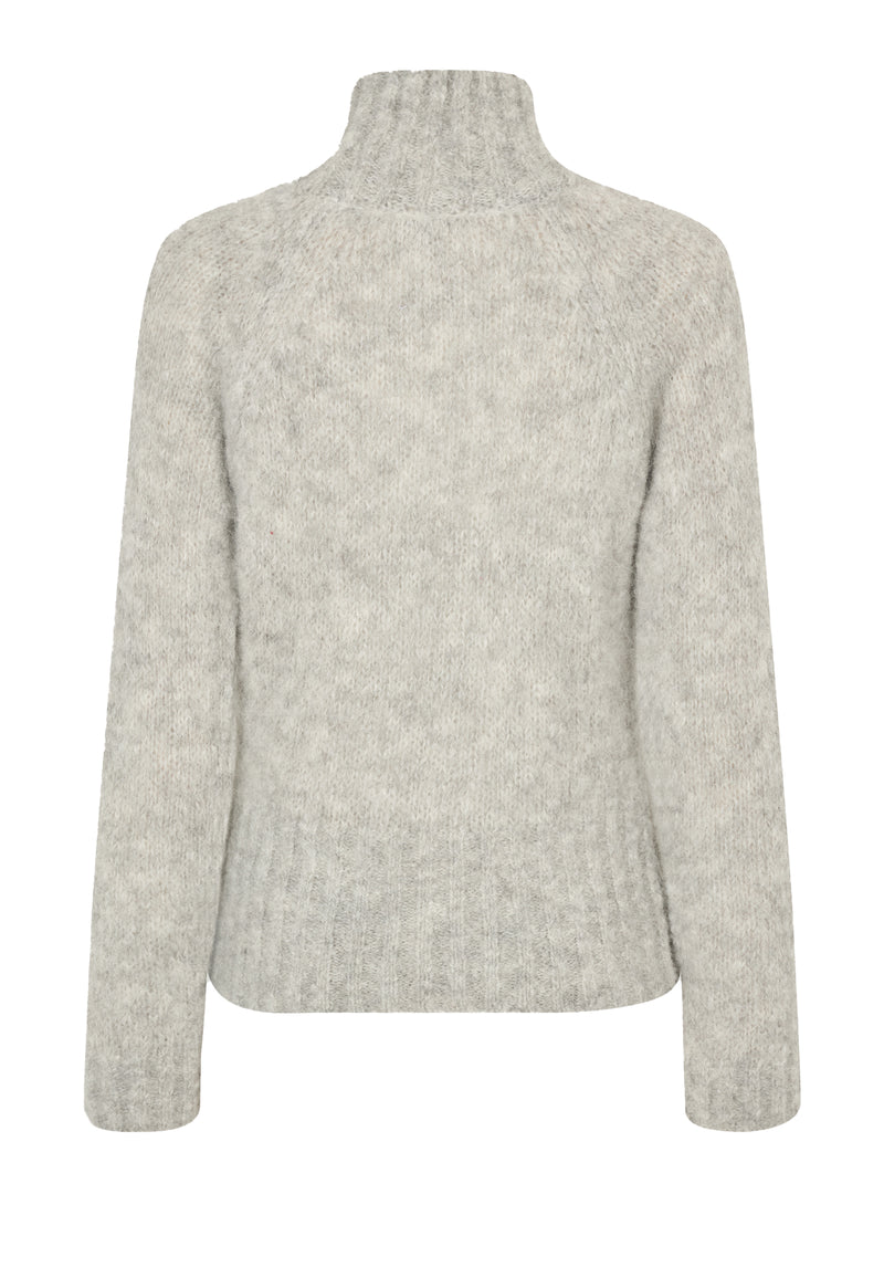 Celena turtleneck sweater | Grey