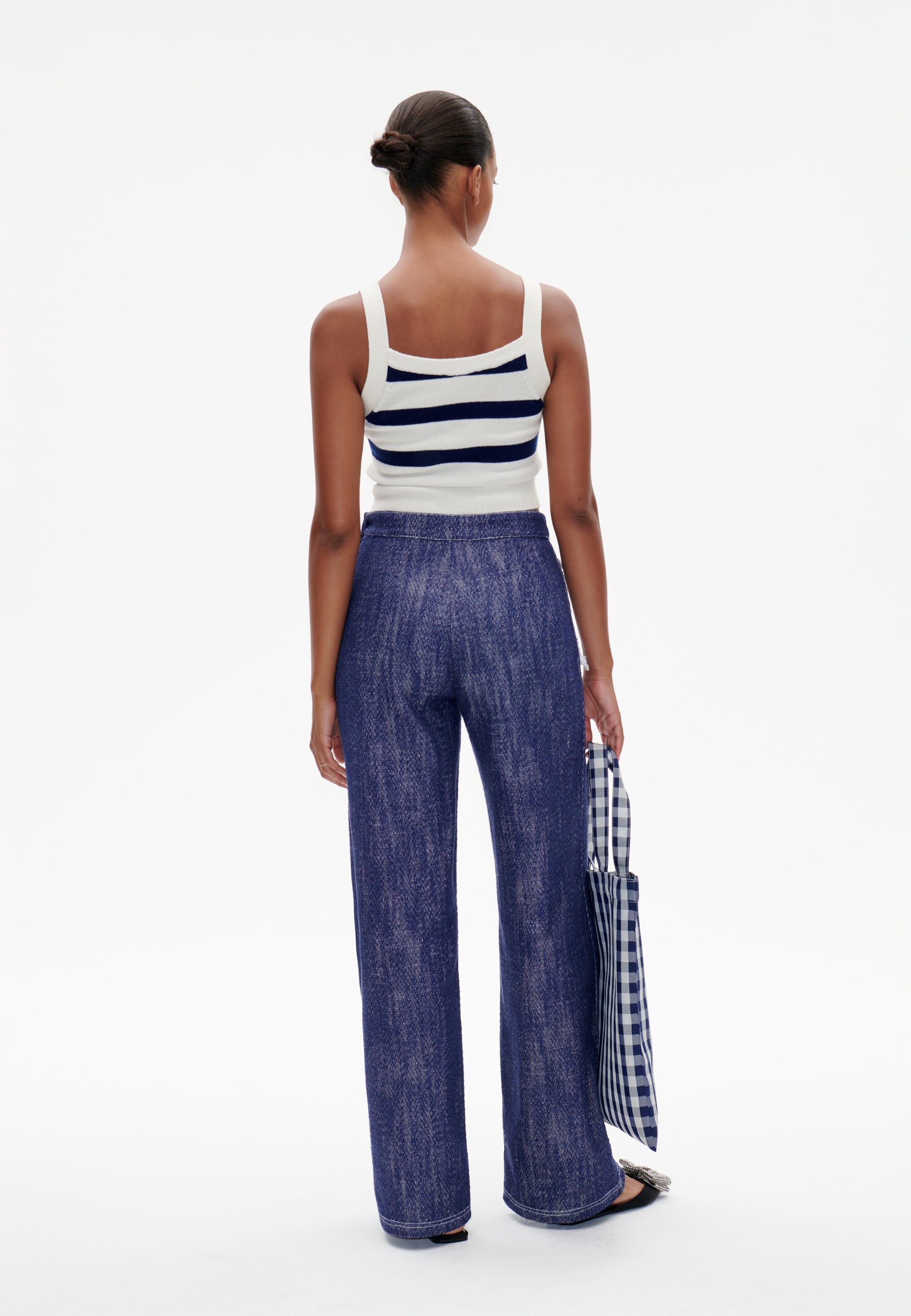 Celly Top | Blue Breton Stripe