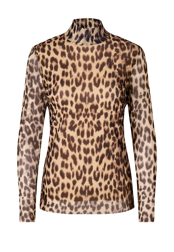 Jodi Longsleeve | Brown Leopard