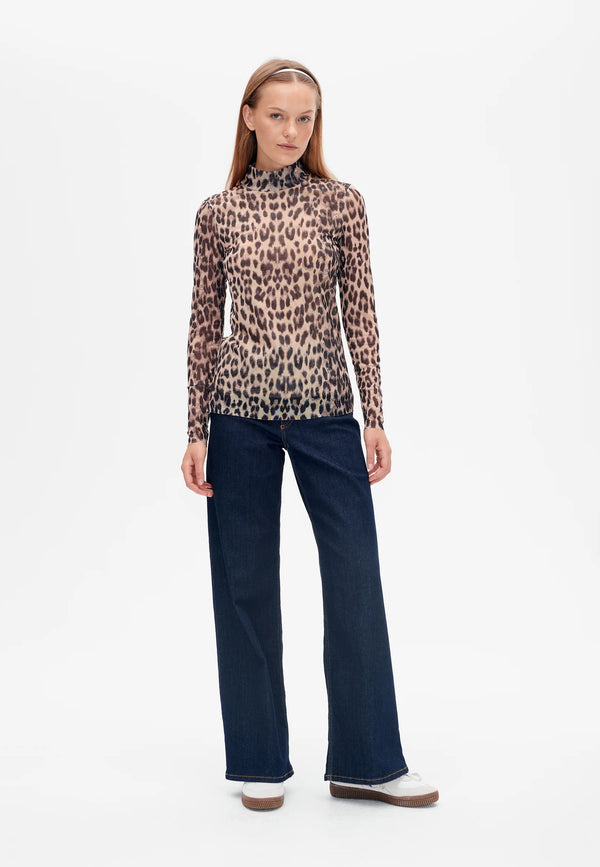 Jodi Longsleeve | Brown Leopard