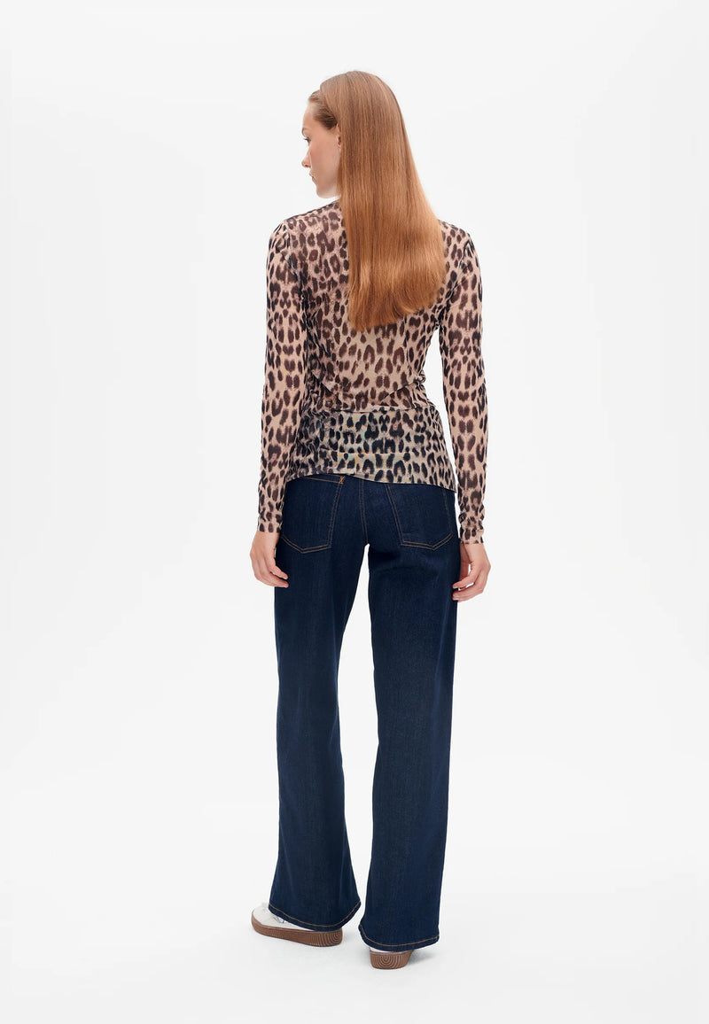 Jodi Longsleeve | Brown Leopard