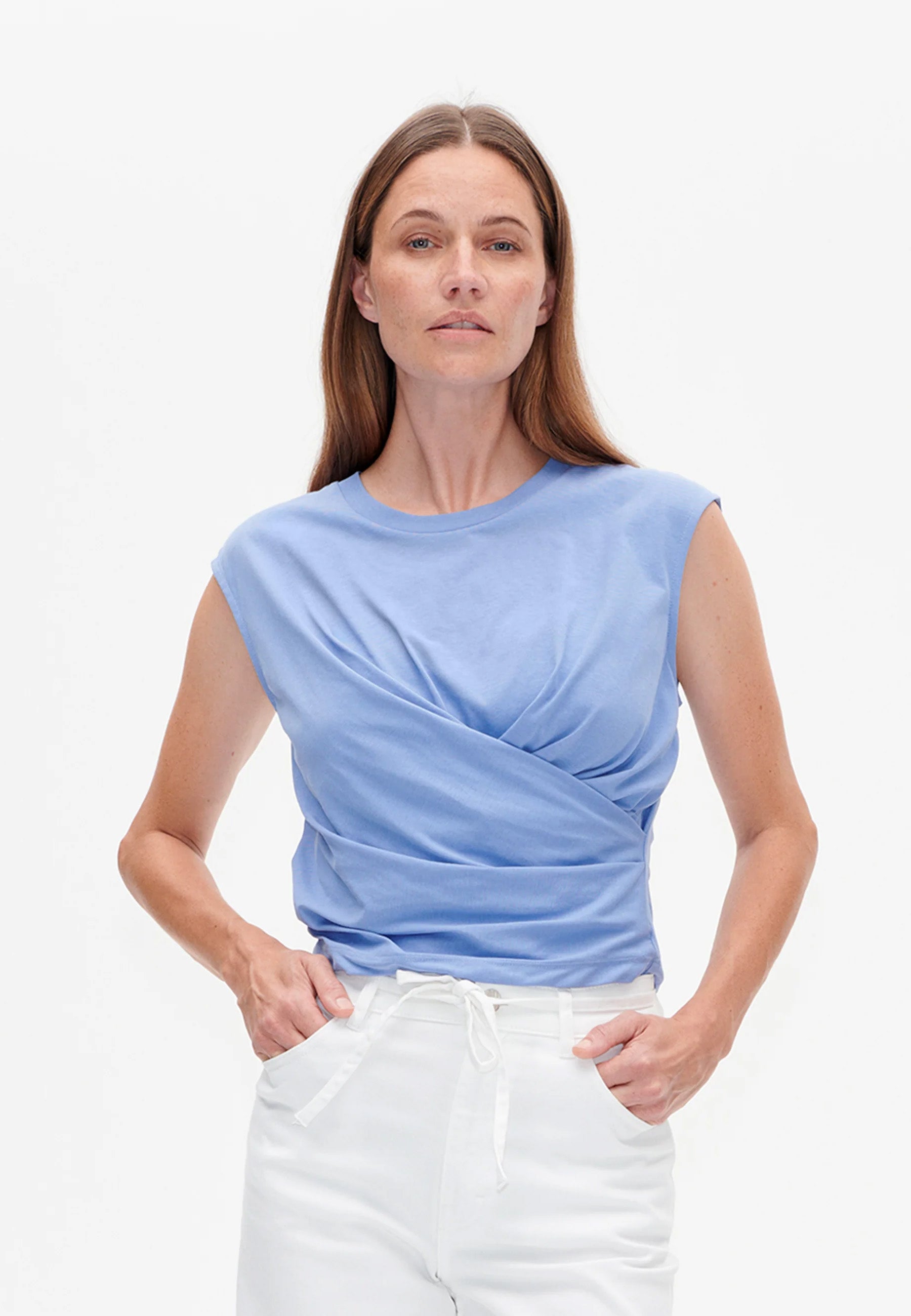 Jaliyah Top | Wedgewood Blå
