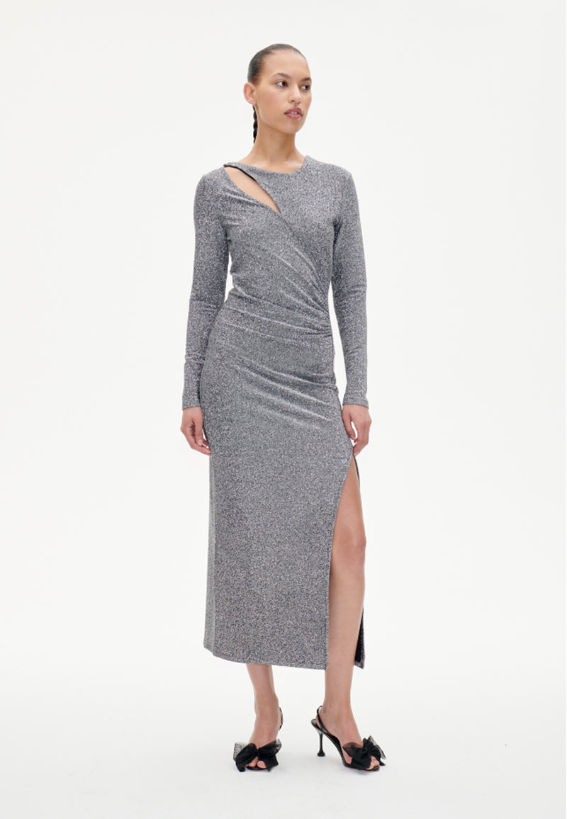 Jilliane dress | Shimmer Gray