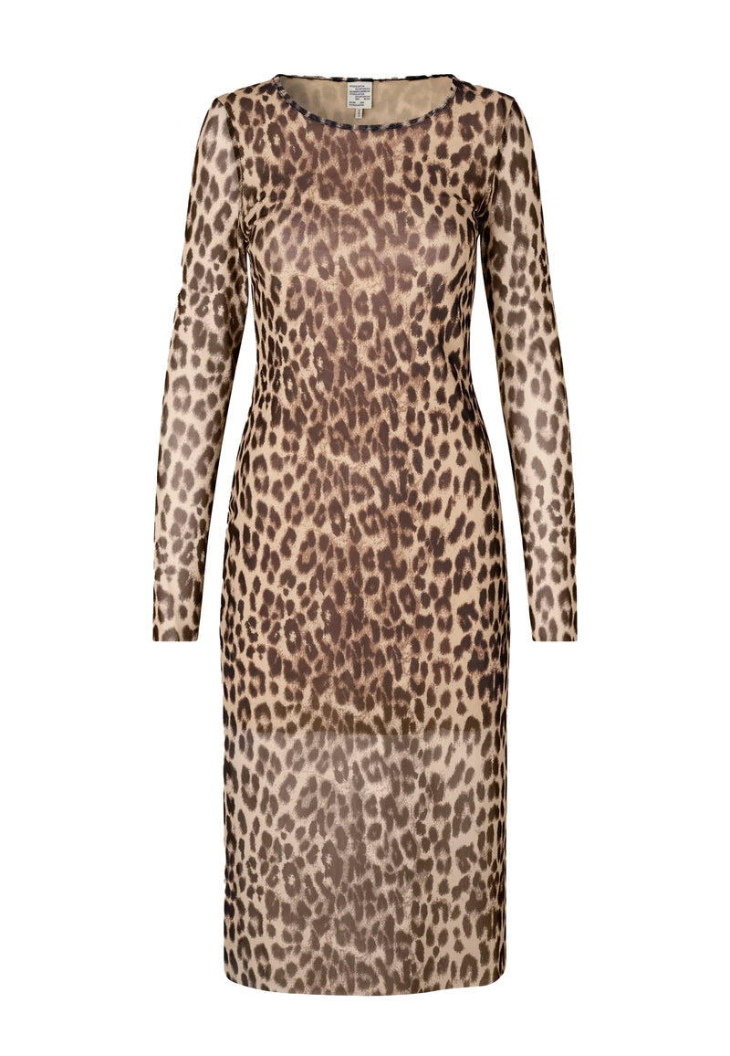 Jolanda Dress | Brown Leopard