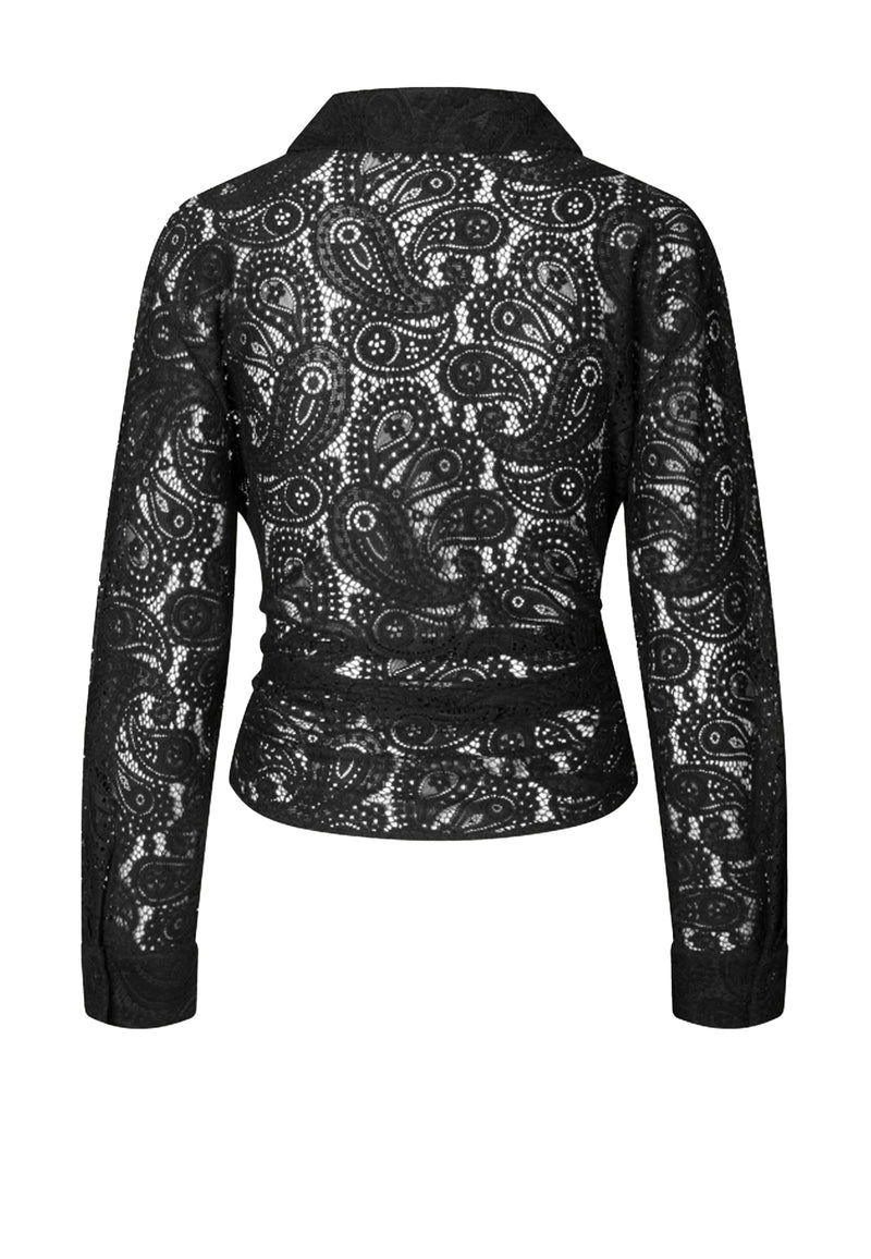 Maluca lace blouse | Black