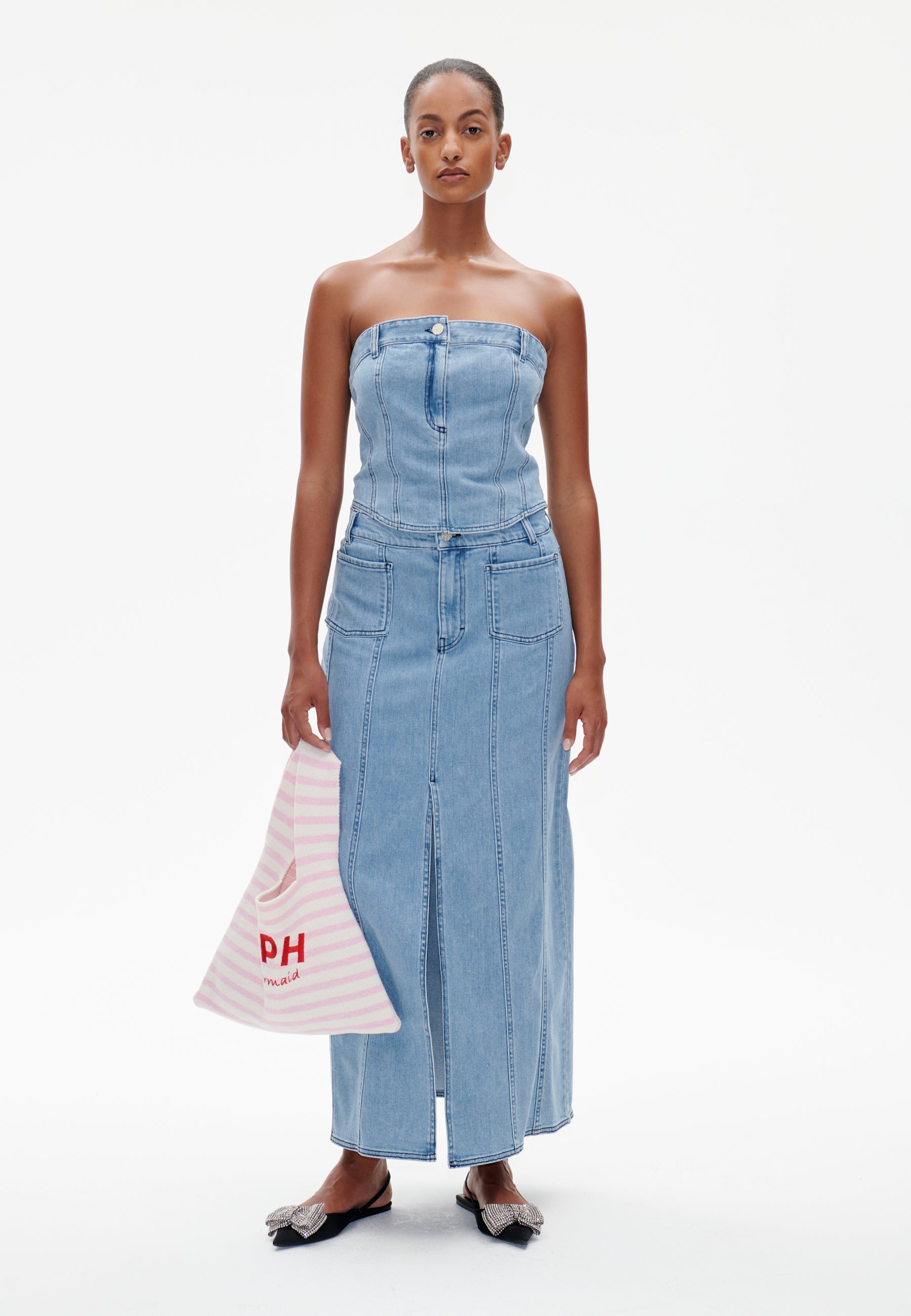 Mandi Top | Let cool denim