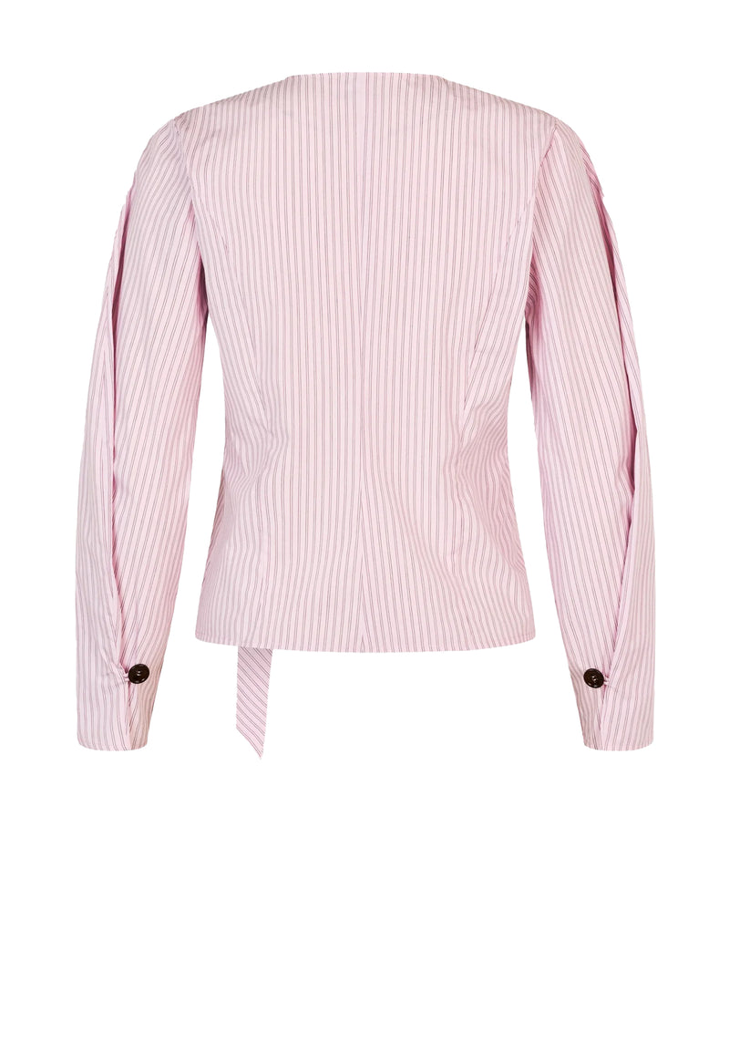 Millea Bluse | Lilac Snow Stripe