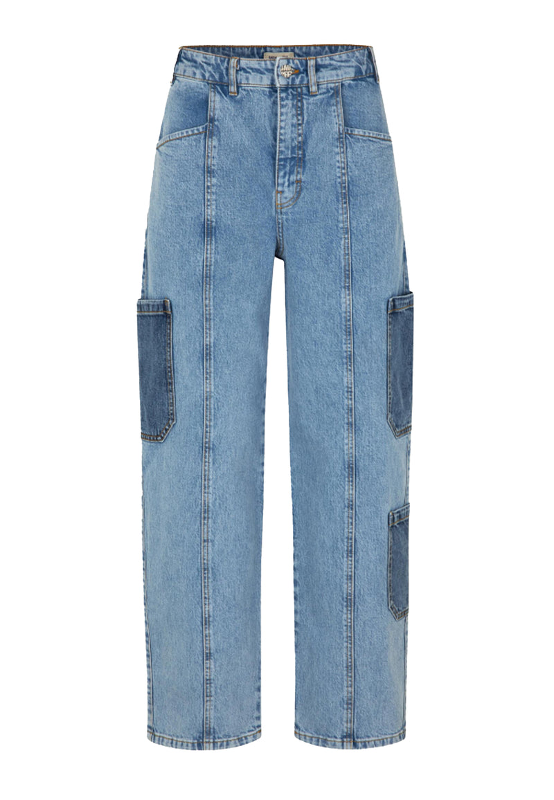 Nachi Jeans | Mellem blå denim