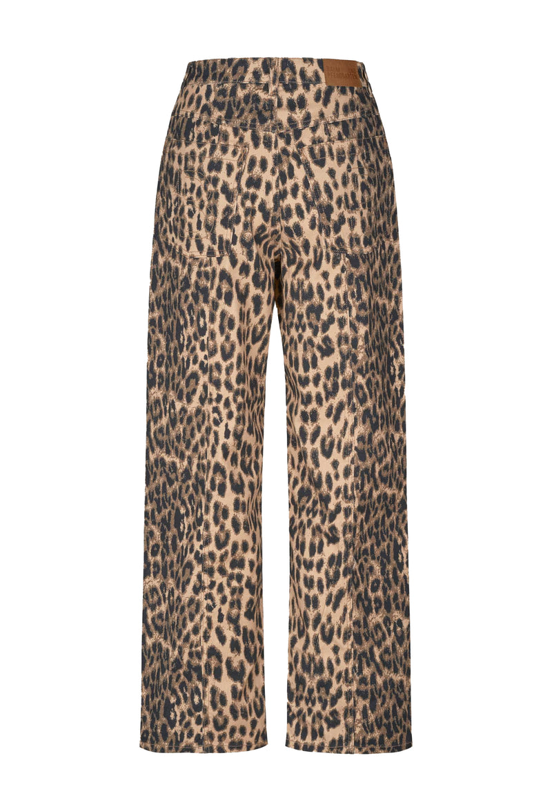 Nara Jeans | Brown Leopard