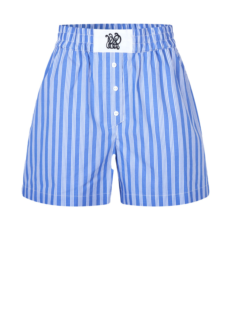 Natie Shorts | Wedge Blue Stripe