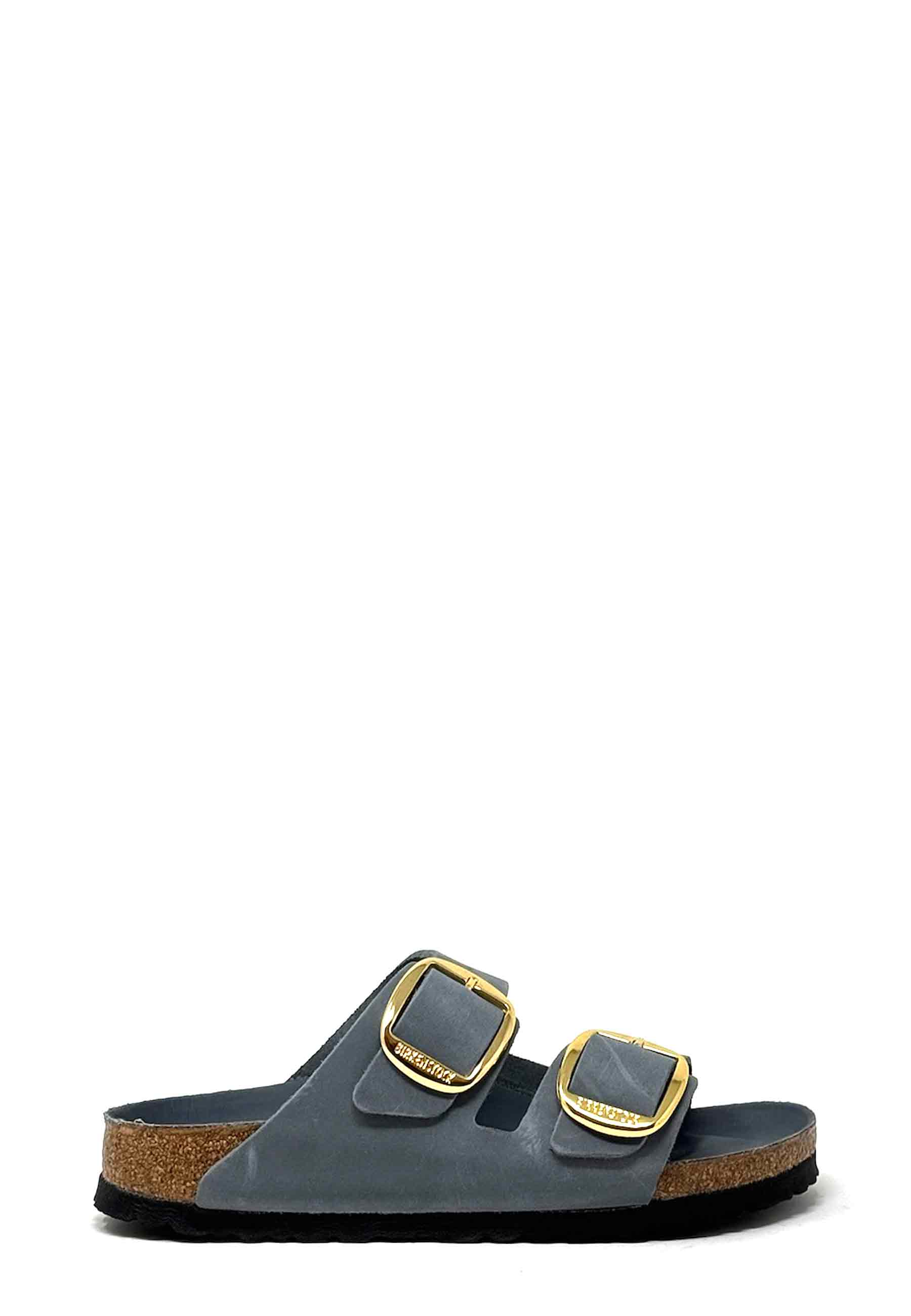 Arizona Big Buckle Pantolette | Basalt Gray