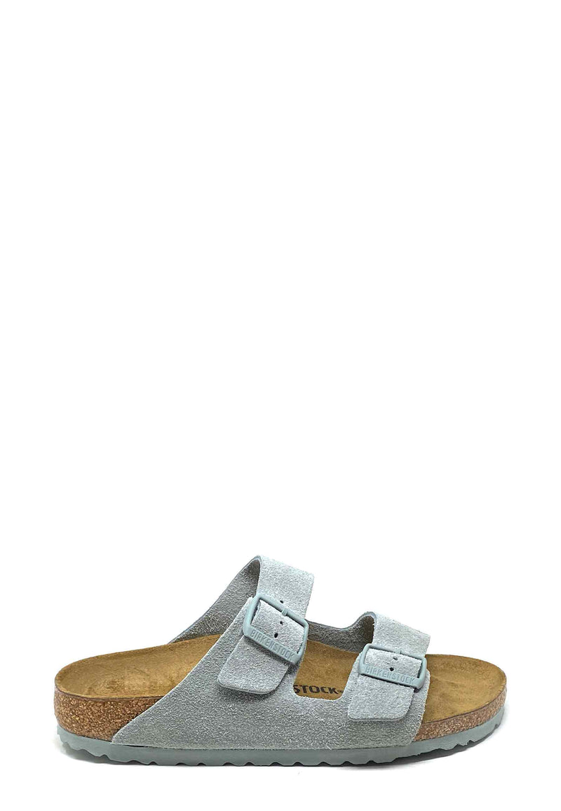 Arizona Pantolette | Pure Sage Suede