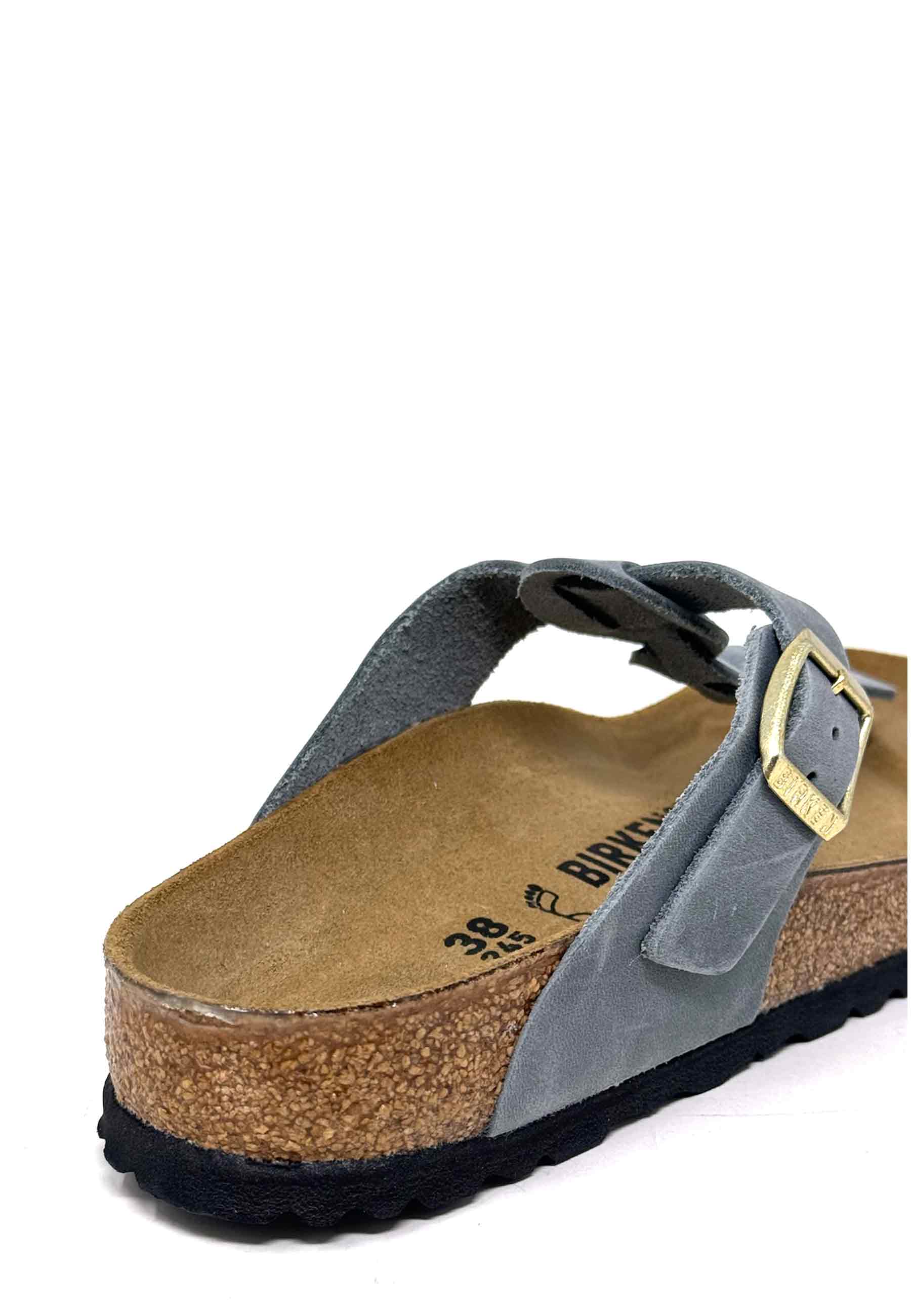 Gizeh Braided  Pantolette | Basalt Gray