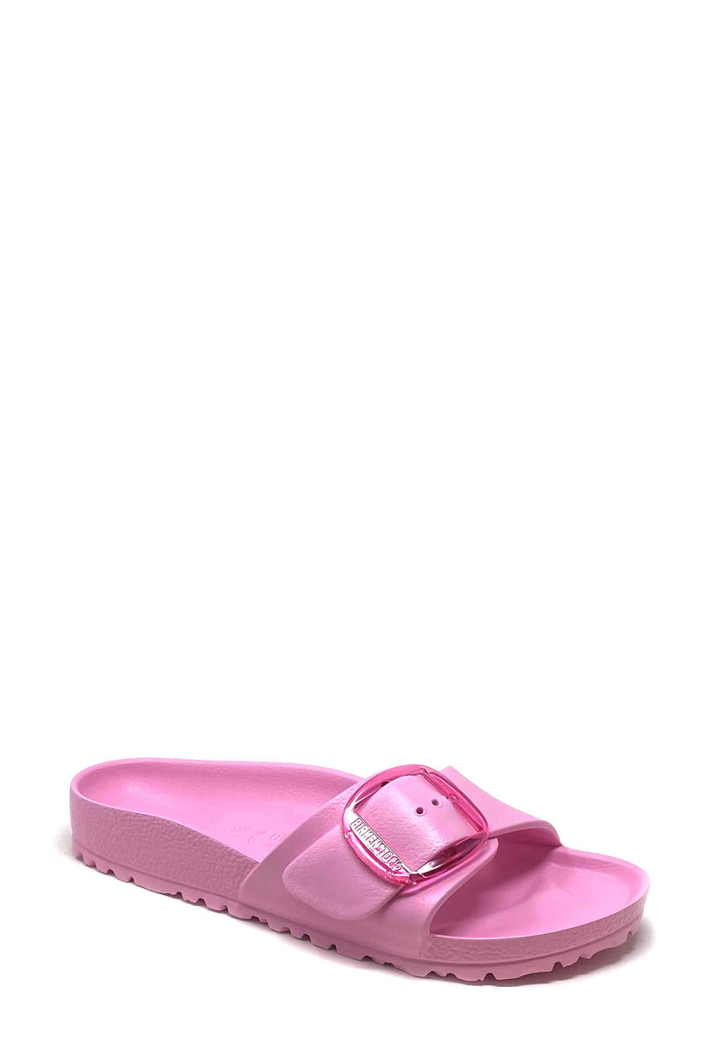 Madrid Big Buckle Mules | Faded Pink EVA