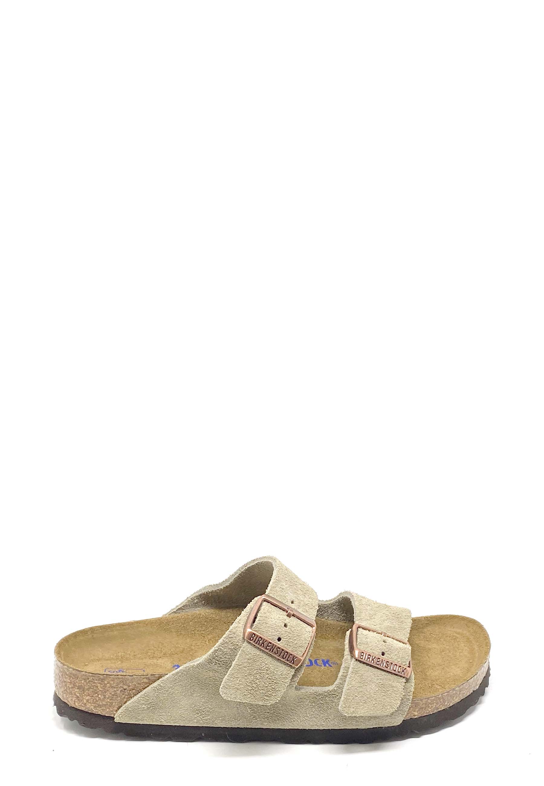 Arizona Soft Footbed Mules | Taupe ruskind