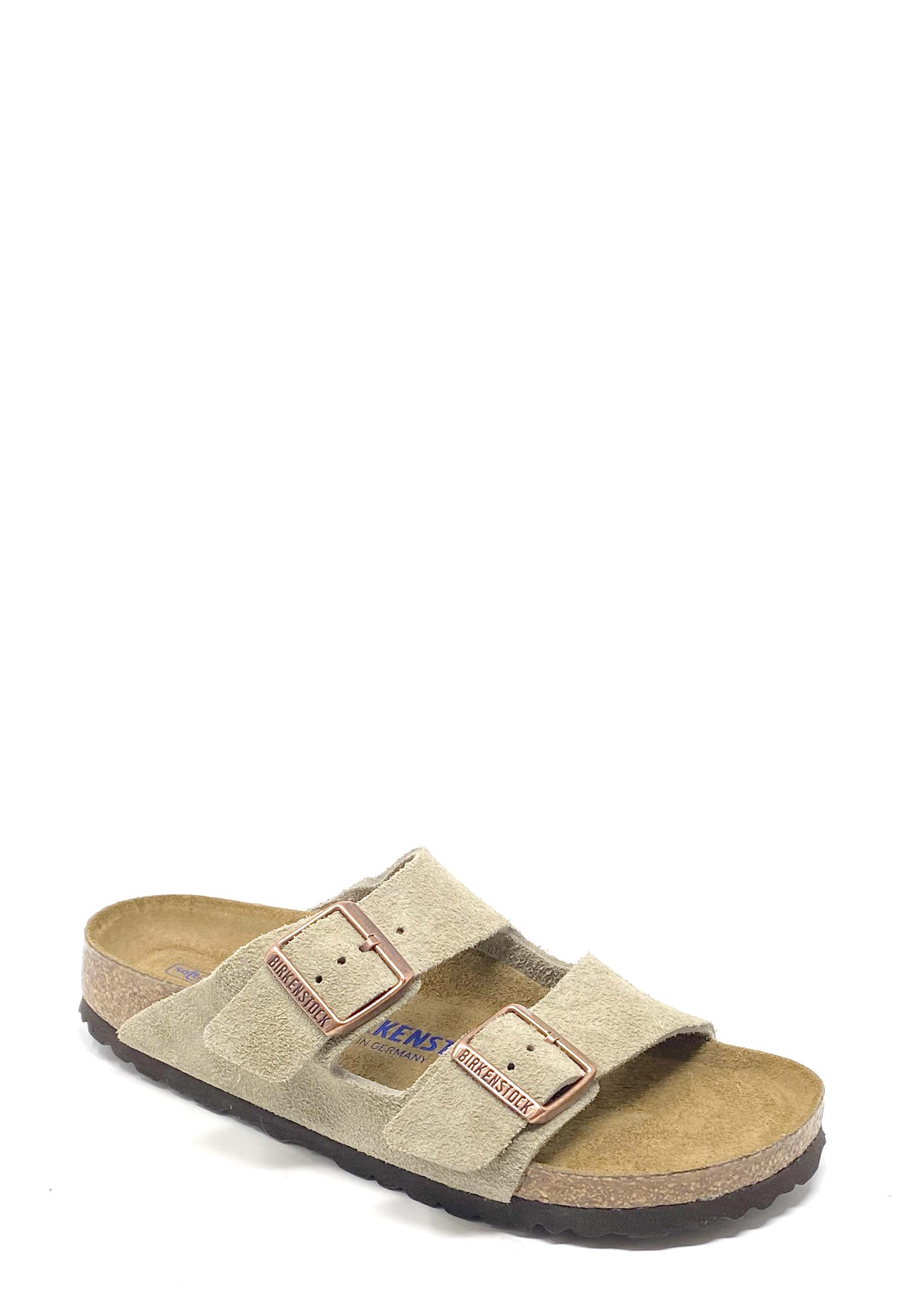 Arizona Soft Footbed Mules | Taupe ruskind