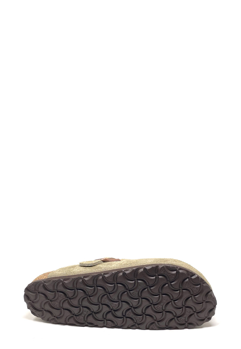 Boston Clogs | Taupe Suede