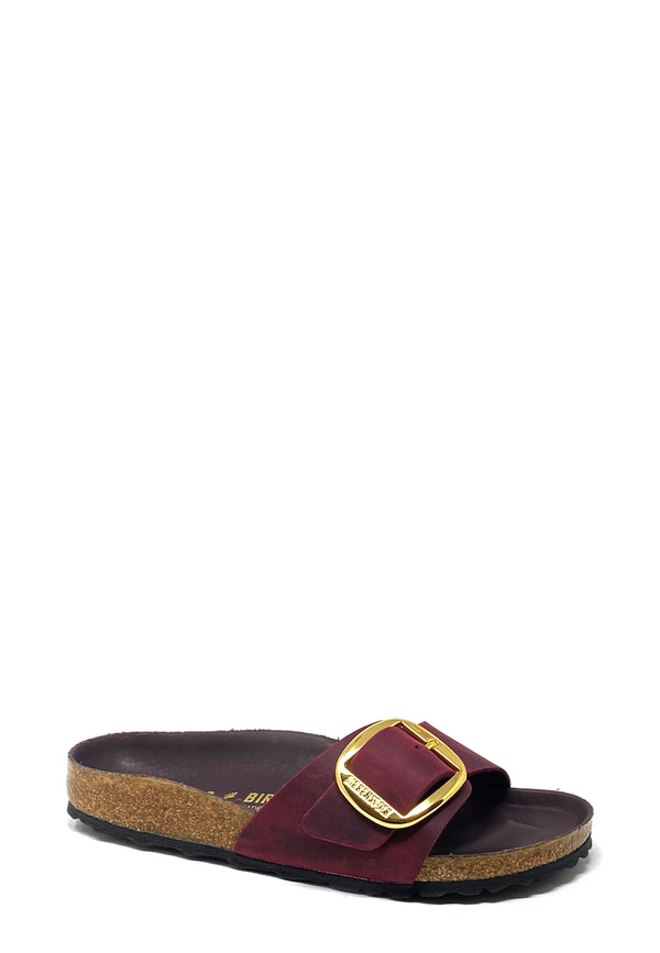 Madrid Big Buckle mules | Zinfandel