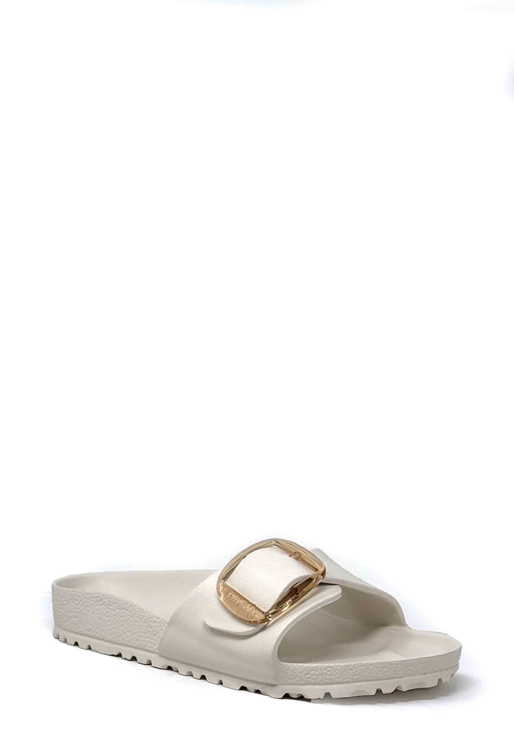 Madrid Big Buckle EVA Pantolette | Eggshell
