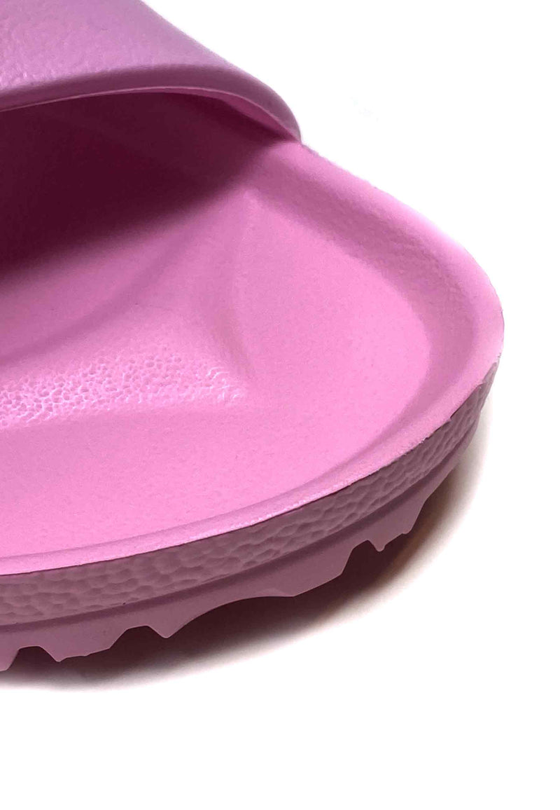 Madrid Big Buckle Pantolette | Faded Pink EVA