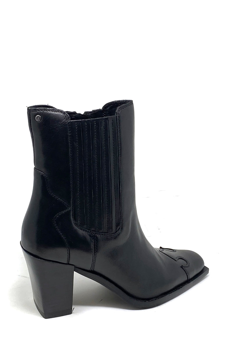 New Patron High Heel Chelsea Boot | Black