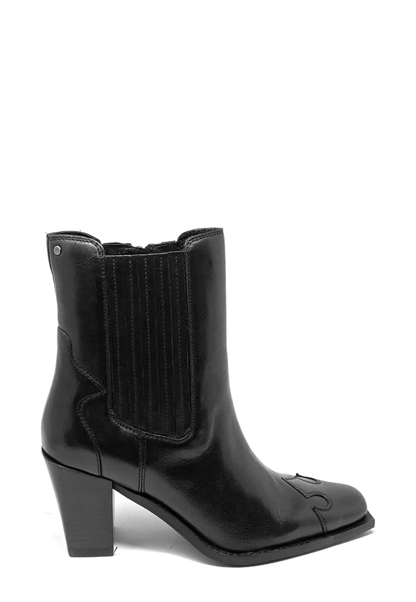 New Patron Highheel Chelsea Boot | Black