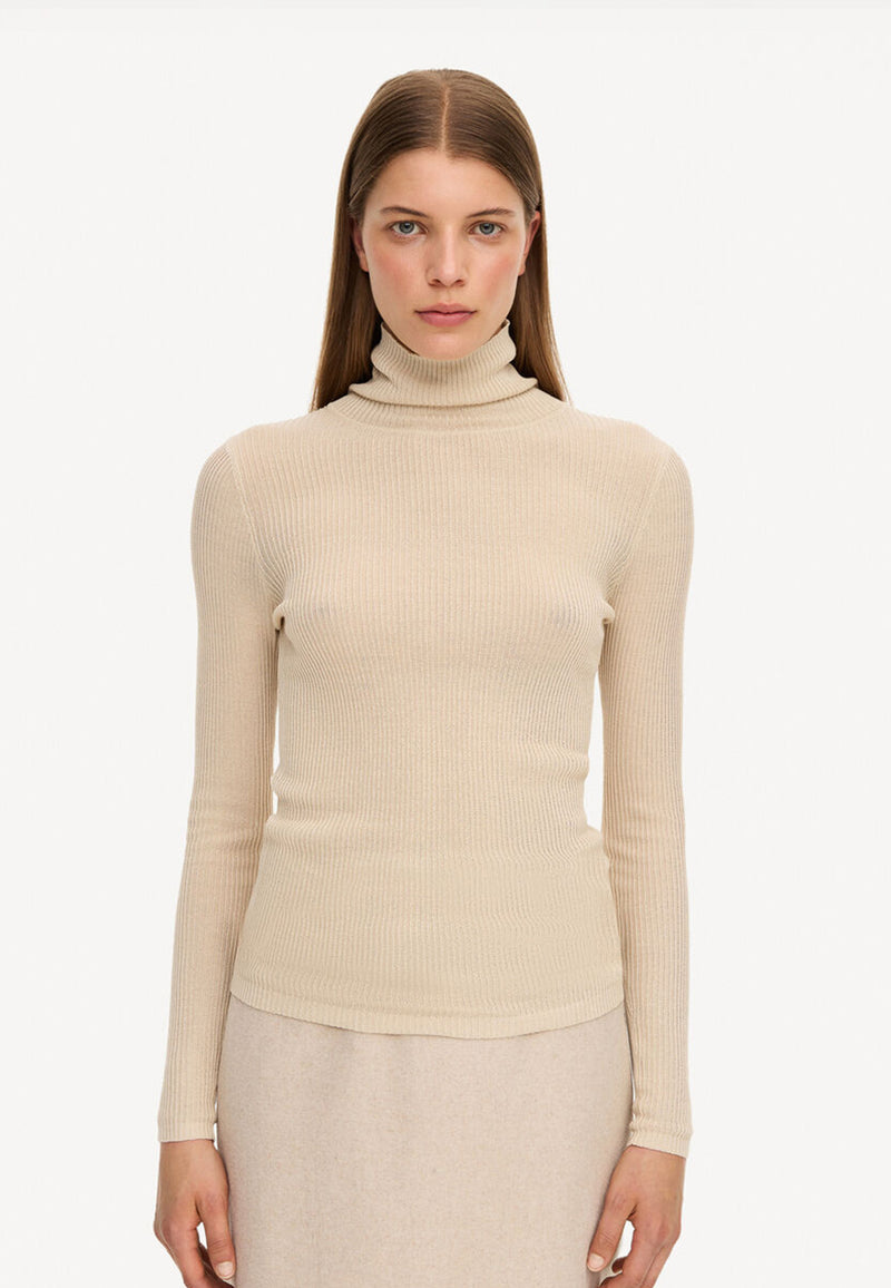 Ronella turtleneck sweater | Wood