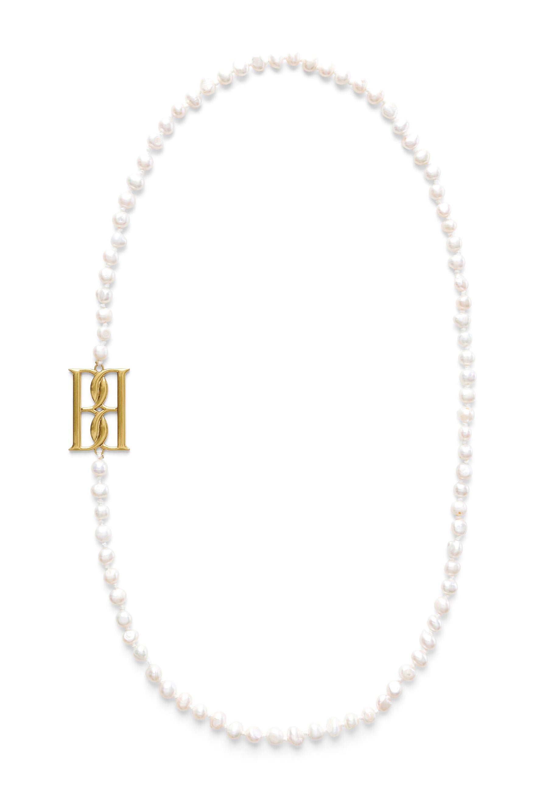 Chakallo perlekæde | Blød hvid