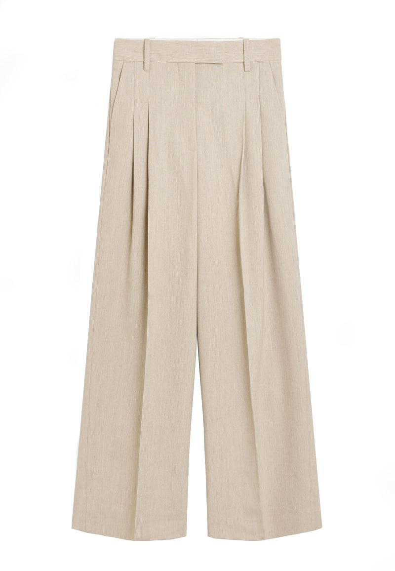 Cymbaria Pants | Beige Melange