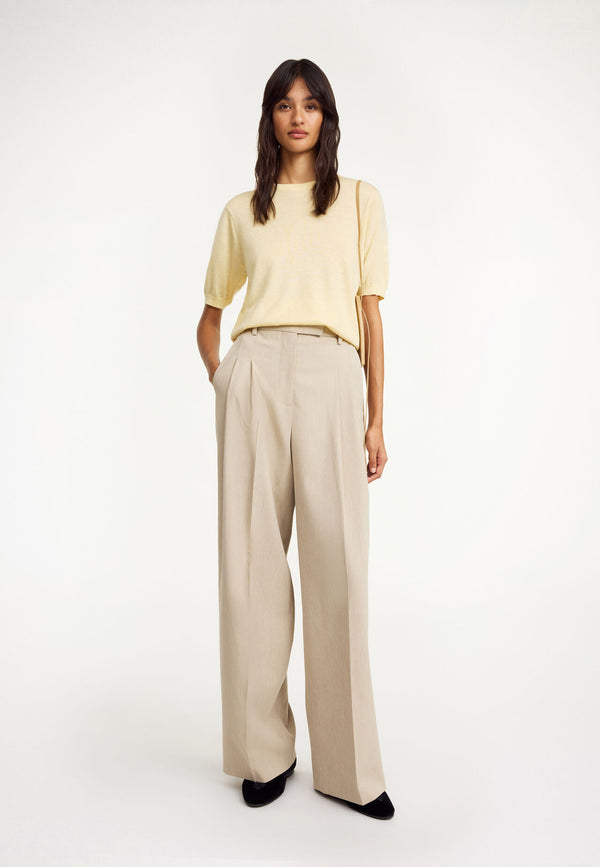 Cymbaria Hose | Beige Melange