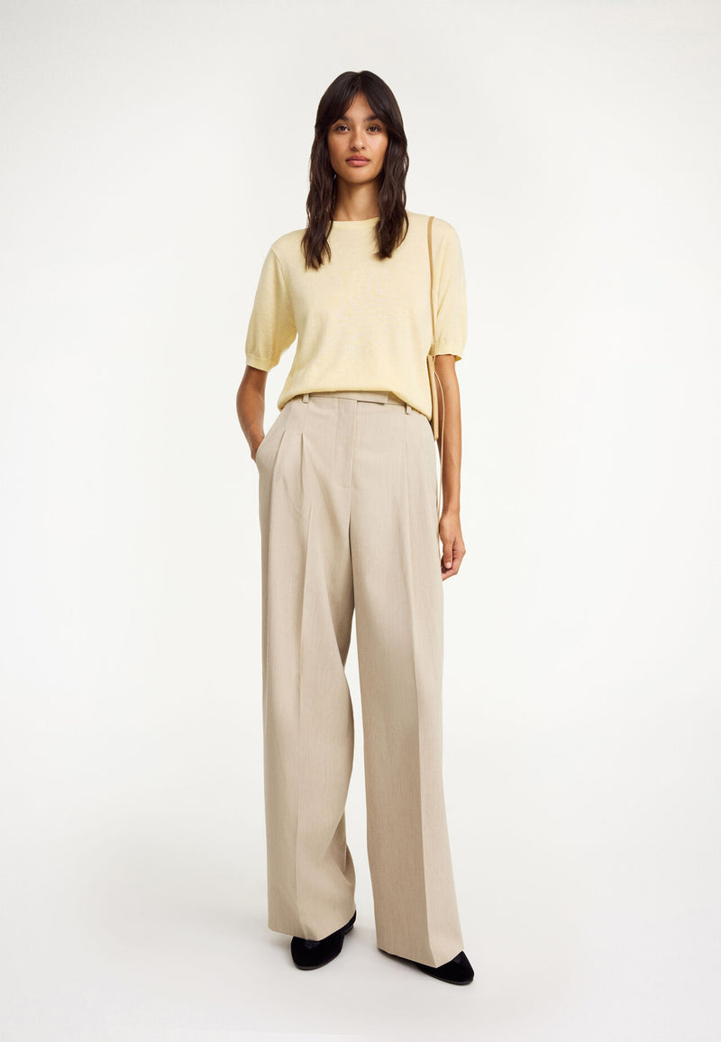 Cymbaria Pants | Beige Melange