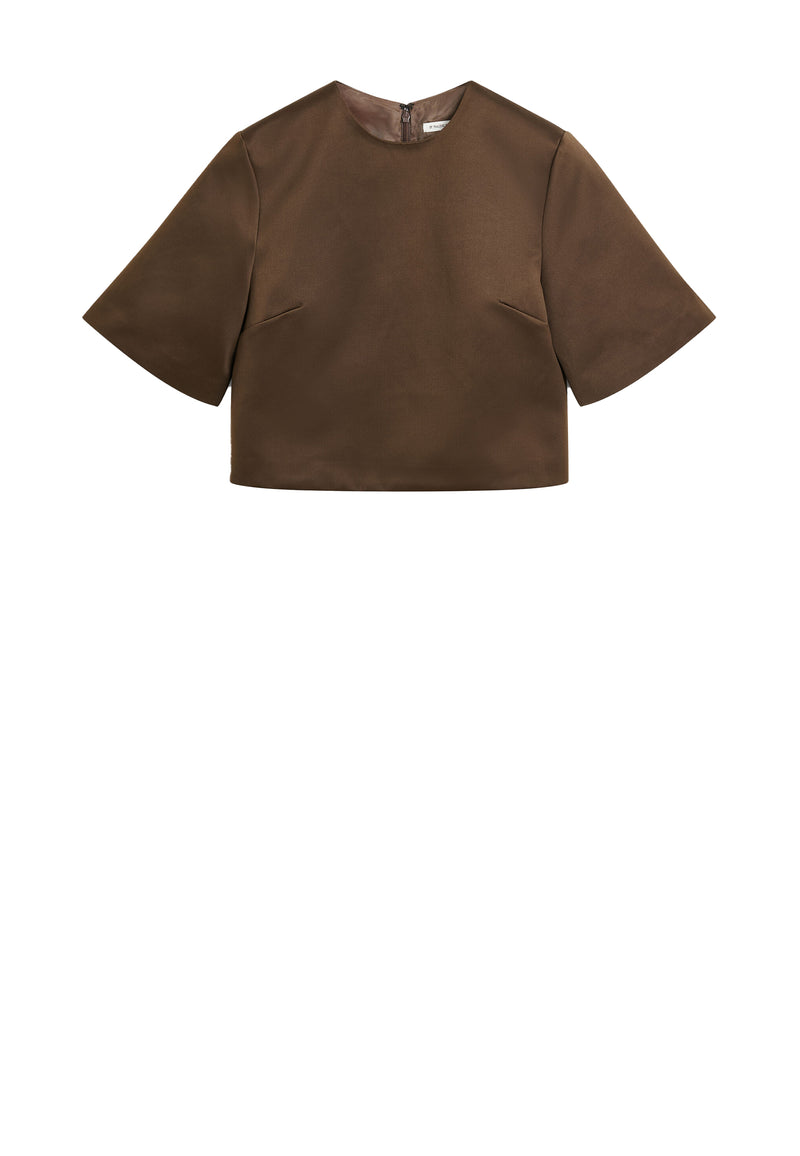 Hania T-Shirt | Dark Mahogany