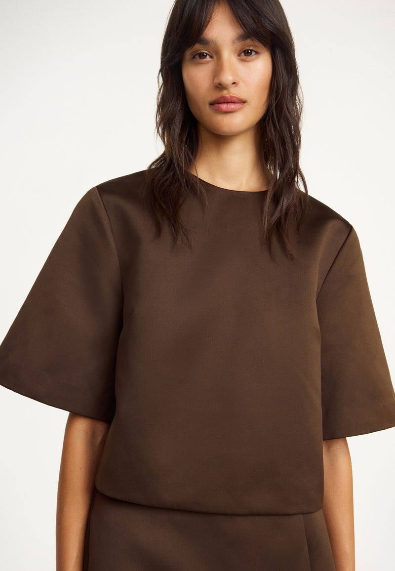 Hania T-Shirt | Dark Mahogany