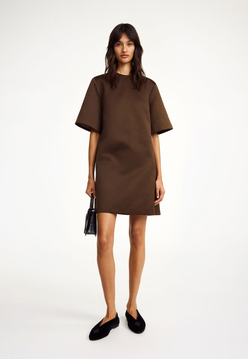 Harperez Dress | Dark Mahogany