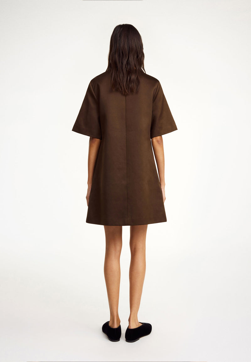 Harperez Dress | Dark Mahogany