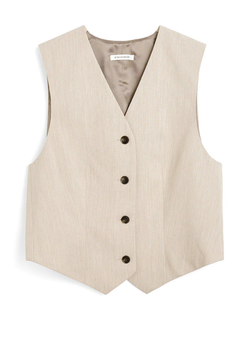 Occa Vest | Beige Melange