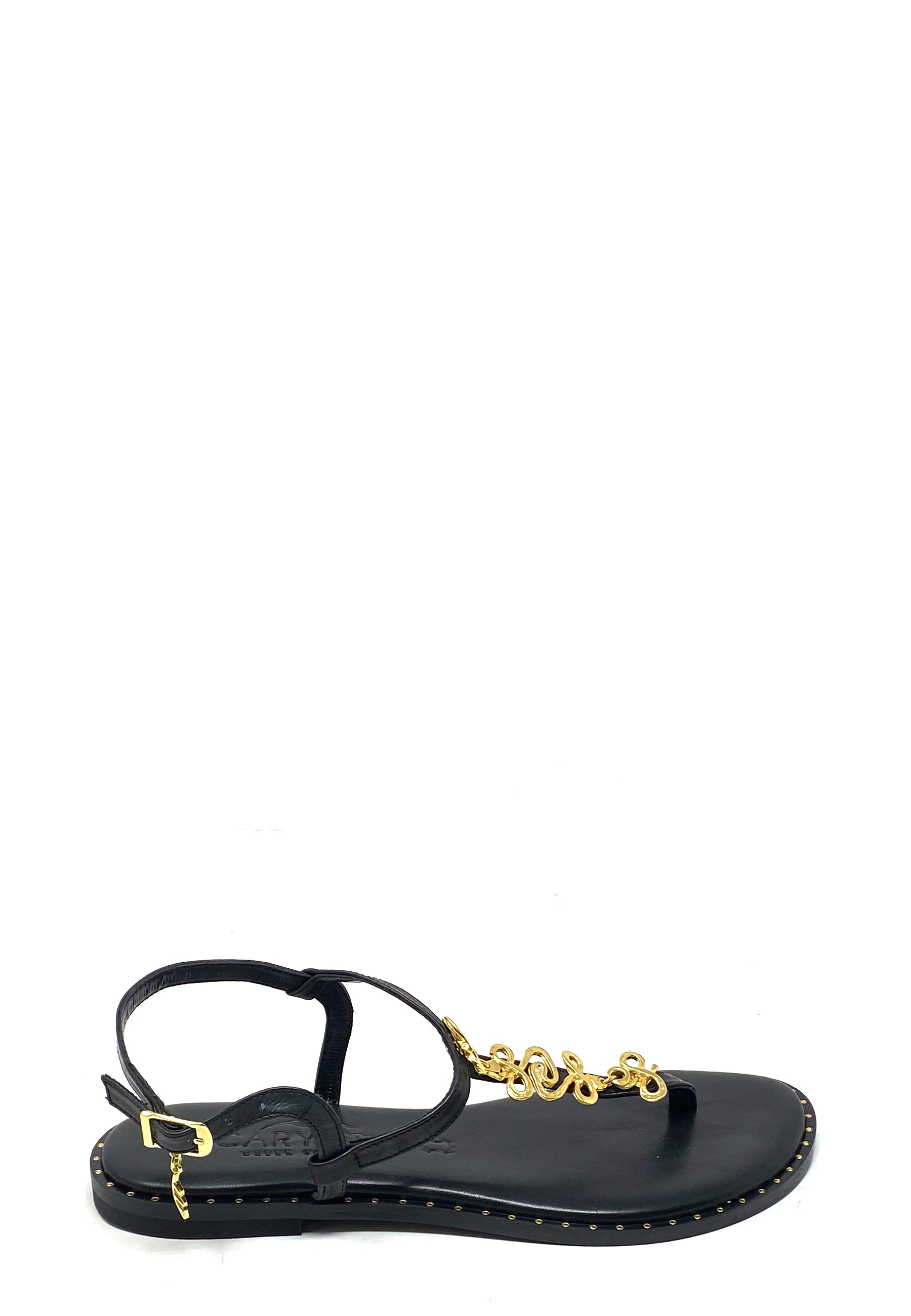 621523 Zehentrenner Sandale | Black