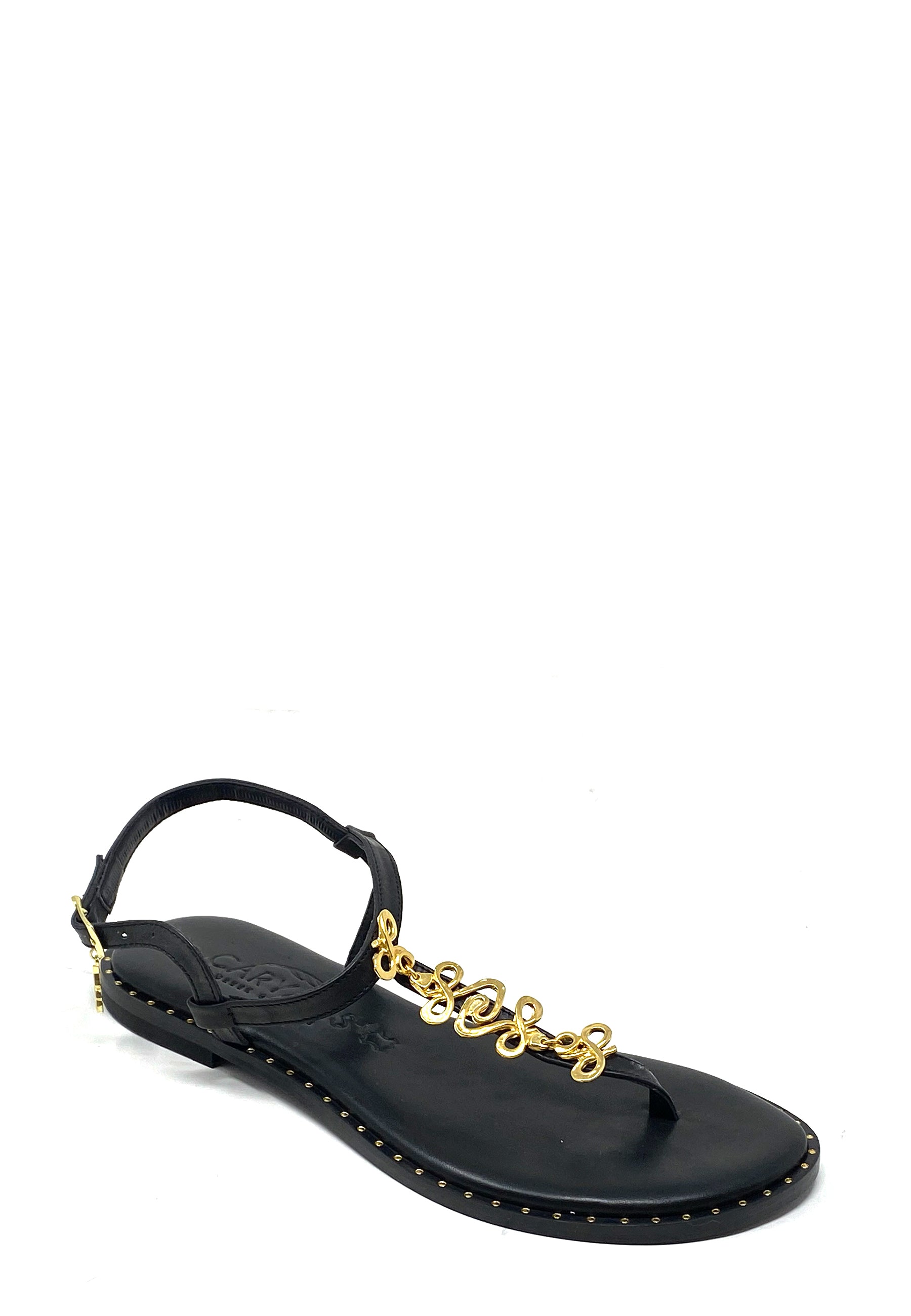 621523 Zehentrenner Sandale | Black