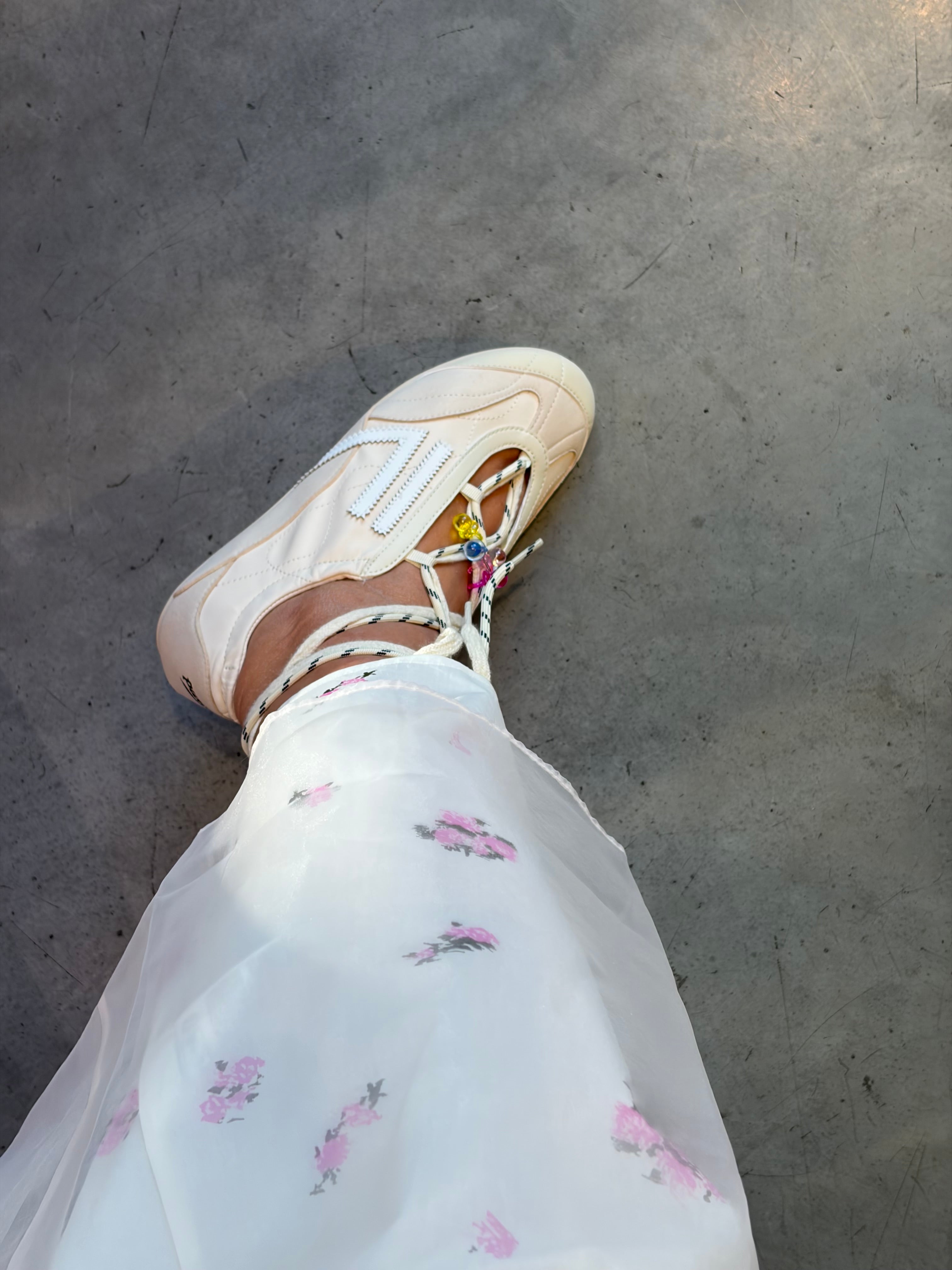 Lizard Ballerina Sneaker | Lunar Silk