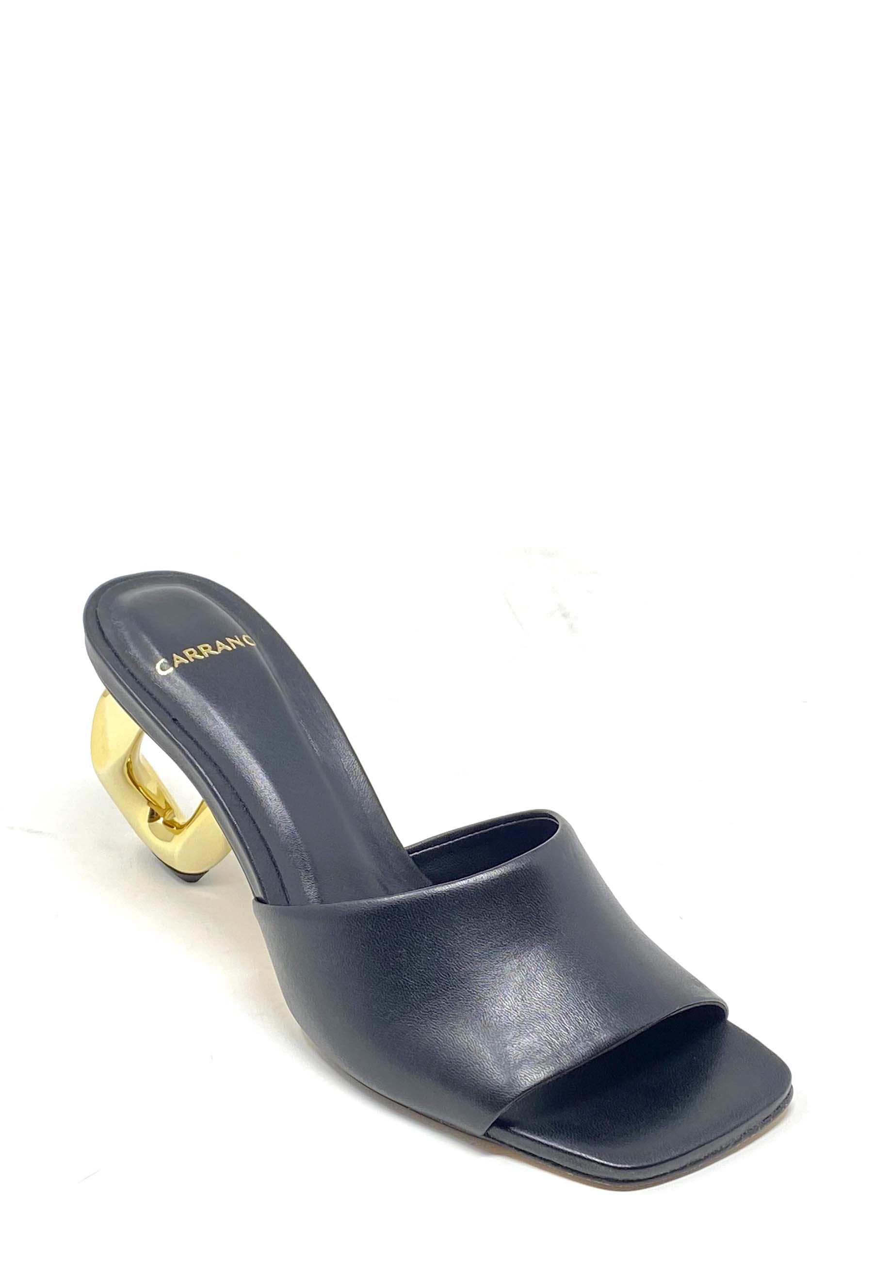 672002 Højhælede mules | Sort