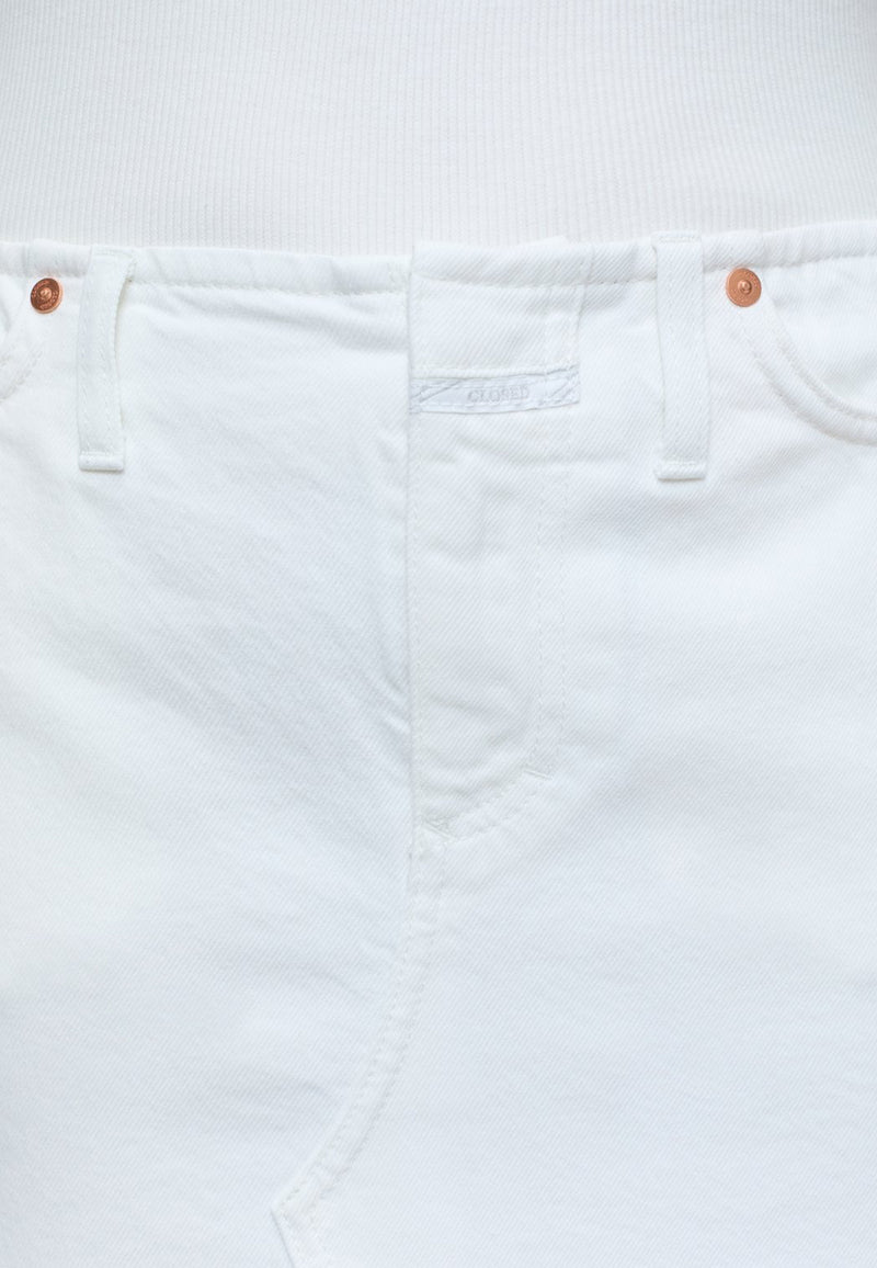 C93178 Lang nederdel med 5 lommer | hvid