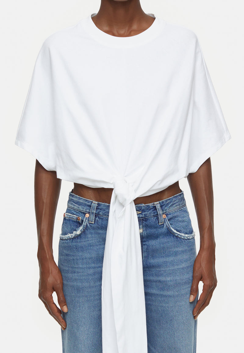 C95132 Wrap T-Shirt | White