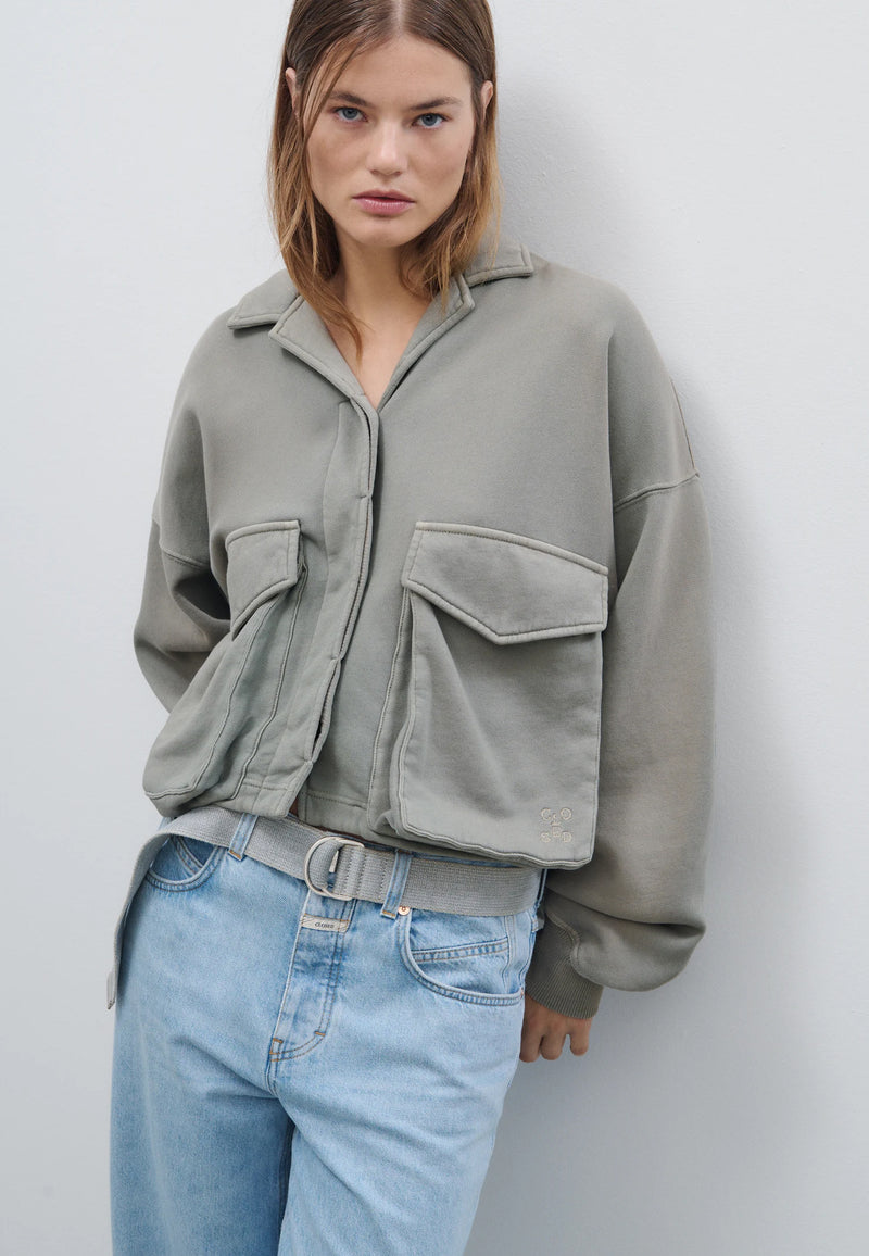 C95352 Heritage Sweatjacke | Faded Green