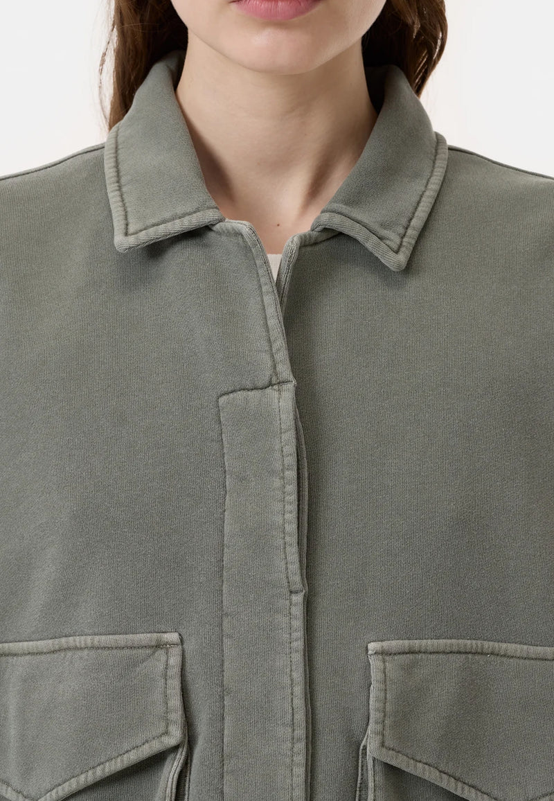C95352 Heritage Sweatjacke | Faded Green
