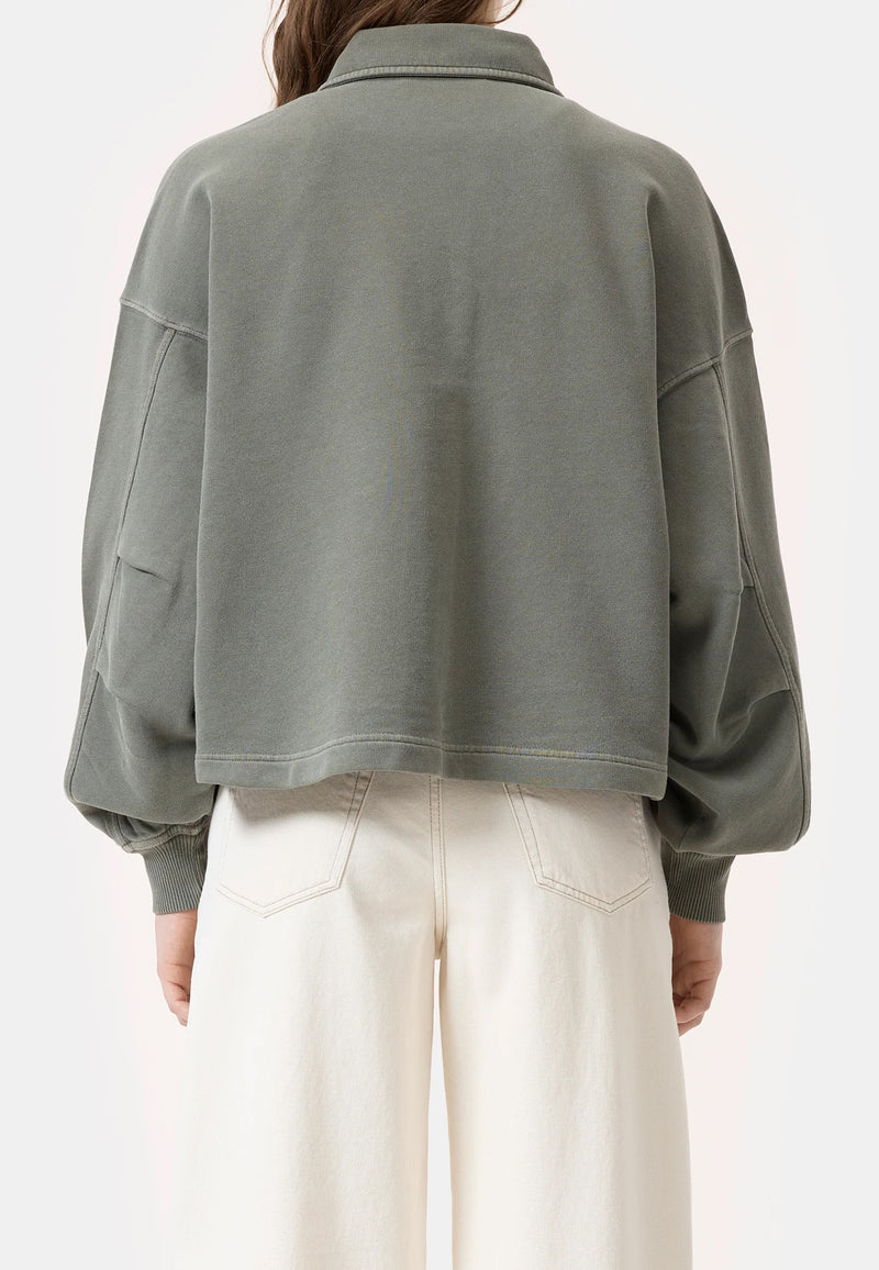 C95352 Heritage Sweatjacke | Faded Green