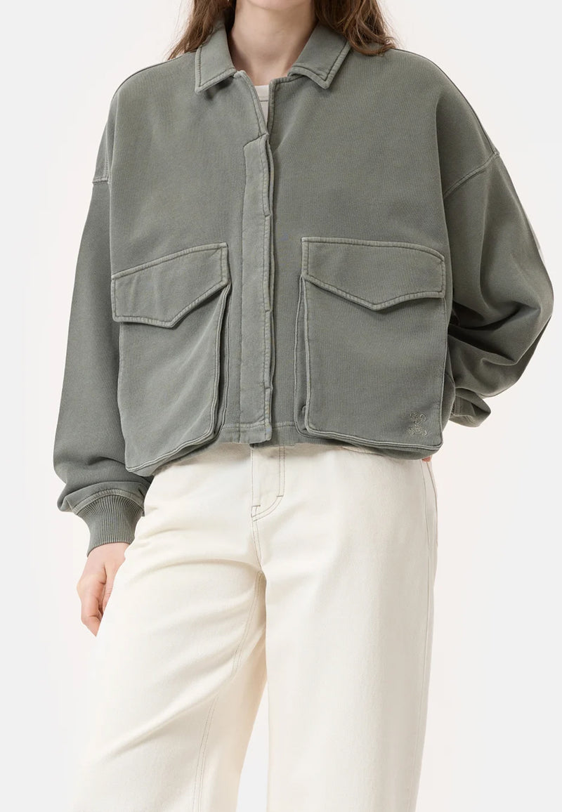 C95352 Heritage Sweatjacke | Faded Green