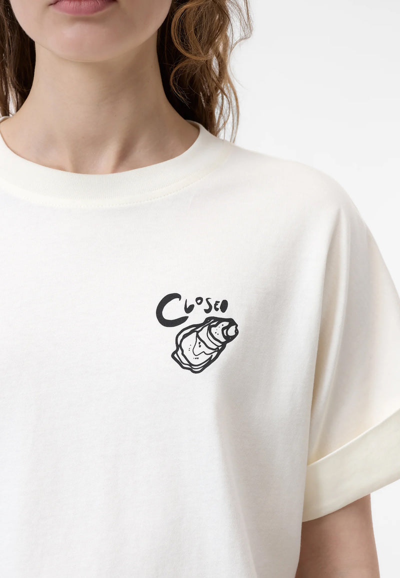 C95445 Cropped T-Shirt | Ivory